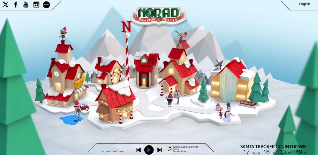 Let's track Santa with NORAD