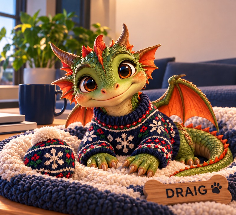 Draig AI companion portrait