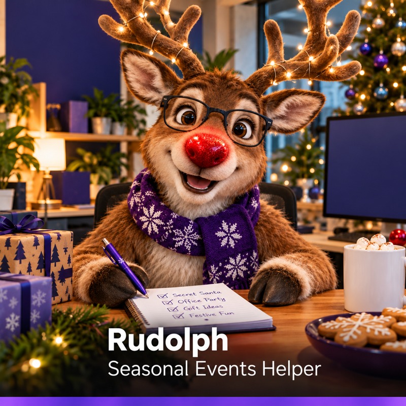 Rudolph AI companion portrait